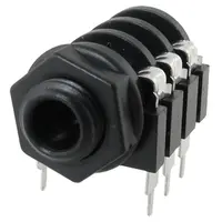 Разъем PRATT Stereo Jack 6,3mm TRS (female) блочный