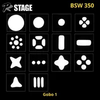 Поворотная голова MOVING HEAD BEAM SPOT WASH PRSTAGE BSW 350