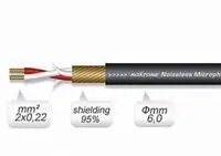 ROXTONE MC002/100 Black Симметричный микрофонный кабель в катушке из бескислородной меди, D 6мм