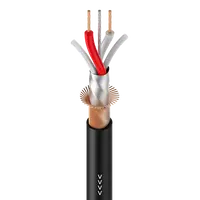 ROXTONE DMX001/100 Black Кабель DMX из бескислородной меди на бухте 100м., D: 5 мм., 2x0,22mm2, AWG