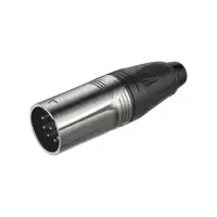 ROXTONE RX5M-NT Разъем cannon кабельный папа 5-ти контактный, цвет: серебро