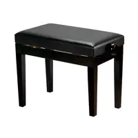 Банкетка, черная, искусственная кожа, Rin HY-PJ010-GLOSS-BLACK