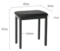 Банкетка, черная, Foix, Q-90H