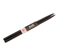 Барабанные палочки, граб, деревянный наконечник, черные, Leonty 5B LB5BW