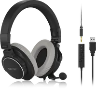 Студийные USB-наушники с микрофоном Behringer BH470U