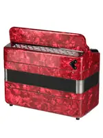 Баян ученический двухголосный Этюд-205М2, 55х100-II, красный, Тульская гармонь BN-40-RD