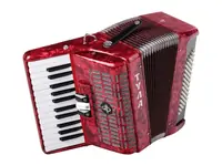 Аккордеон "Тула" 26х72-II-3, красный, Тульская Гармонь A-8-RD