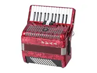 Аккордеон "Тула" 26х72-II-3, красный, Тульская Гармонь A-8-RD