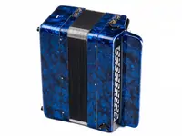 Баян ученический двухголосный Этюд-205М2, 55х100-II, синий, Тульская гармонь BN-40-BL