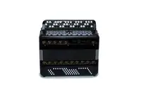 Баян ученический двухголосный Этюд-205М2, 55х100-II, черный, Тульская гармонь, BN-40-BK