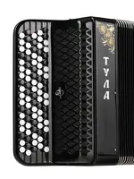 Баян ученический двухголосный "Тула-209", 92/55х100-II, черный, Тульская Гармонь BN-37-BK