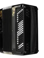 Баян ученический двухголосный "Тула-209", 92/55х100-II, черный, Тульская Гармонь BN-37-BK