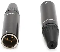 Разъем tiny XLR male Neutrik Rean RT3MC-B