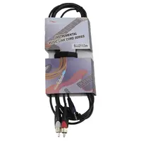 Кабель Aux, 2RCAxMini Jack, 3м, Soundking BJJ211(3М)