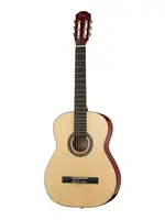 Классическая гитара с чехлом, ремнем, тюнером, цвет натуральный, Foix FCG-2039CAP-NA