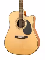 Электро-акустическая гитара, с вырезом, цвет натуральный, Standard Series Cort AD880CE-NAT