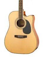 Электро-акустическая гитара, с вырезом, цвет натуральный, Standard Series Cort AD880CE-NAT