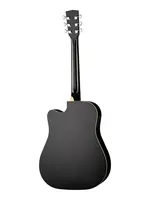 Электро-акустическая гитара, с вырезом, черная, Standard Series, Cort AD880CE-BK