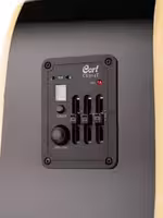 Электро-акустическая гитара, с вырезом, черная, Standard Series, Cort AD880CE-BK