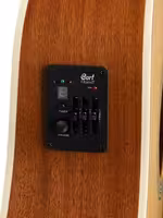 Электро-акустическая гитара, с вырезом, цвет натуральный,  MR Series, Cort MR500E-OP