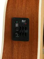 Электро-акустическая гитара, с вырезом, цвет натуральный,  MR Series, Cort MR500E-OP