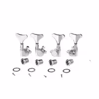 Колки для бас-гитары, 2+2, хром, Musiclily, M176-2M177-2