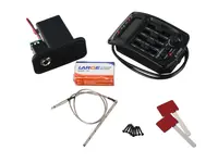 Эквалайзер для акустической гитары, врезной, 4-х полосный, с инверсией фазы и тюнером, Cherub GS-3