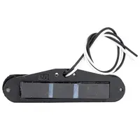 Звукосниматель магнитный сингл, для Fender Strat, нековый, черный, Musiclily, MX2295BK