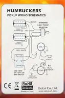 Звукосниматель магнитный, хамбакер, бриджевый, черный, Belcat BH-32Bridge-BK