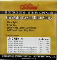 Струны для классической гитары, Alice A107BK-H