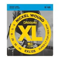 Струны для электрогитары, 9-46, D'ADDARIO EXL125
