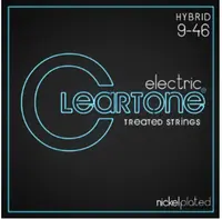 Комплект струн для электрогитары, никелированные, с покрытием, 9-46, Cleartone 9419