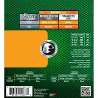 Струны для бас-гитары Elixir 45-105 Nanoweb 14077