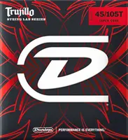 Комплект гитарных струн для 4-х струнной бас гитары Dunlop Robert Trujillo RTT45105T