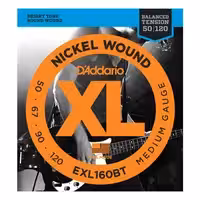 Струны для 4-струнной бас-гитары D'addario EXL160BT