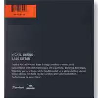 Комплект струн для бас-гитары, никелированные, Medium Light, 45-100, Dunlop DBN45100