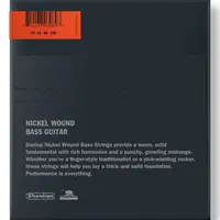 Комплект струн для бас-гитары, никелированные, Medium Light, 45-100, Dunlop DBN45100