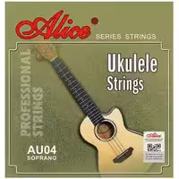 Комплект струн для укулеле, прозрачный нейлон Alice AU04