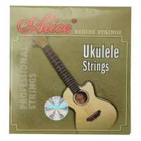 Комплект струн для укулеле, черный нейлон Alice AU02