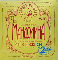 Комплект струн для мандолины, фосфорная бронза, Господин Музыкант M26Fx