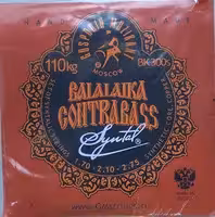 Комплект струн для балалайки КОНТРАБАС, SYNTAL, Господин Музыкант BK300S