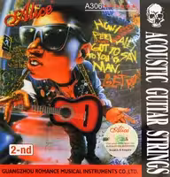 Отдельная 2-ая струна для акустической гитары, 014, Alice A306-XL-2