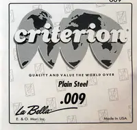 Отдельная 1-я струна, сталь, 009, La Bella CPS009