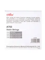 Комплект струн для скрипки, никель,  Alice A703