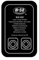 Пассивная акустическая система, пара, B-52 Professional SLX-152