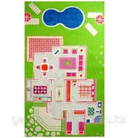 Детский ковер Домик Зеленый (100 х 200)