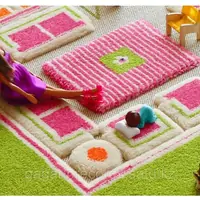 Детский ковер Домик Зеленый (134 х 200)