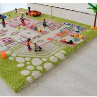 Детский ковер Домик Зеленый (134 х 200)