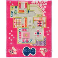 Детский ковер Домик Розовый (80 х 100)