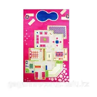 Детский ковер Домик Розовый (100 х 200)